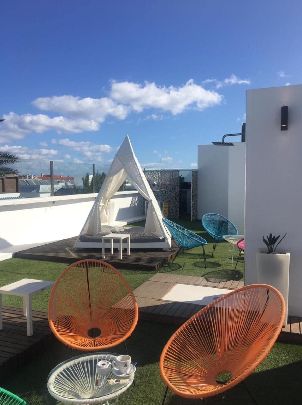 Corralejo Bristol Terrace Apartment Con Giardino Privato Esterno エクステリア 写真